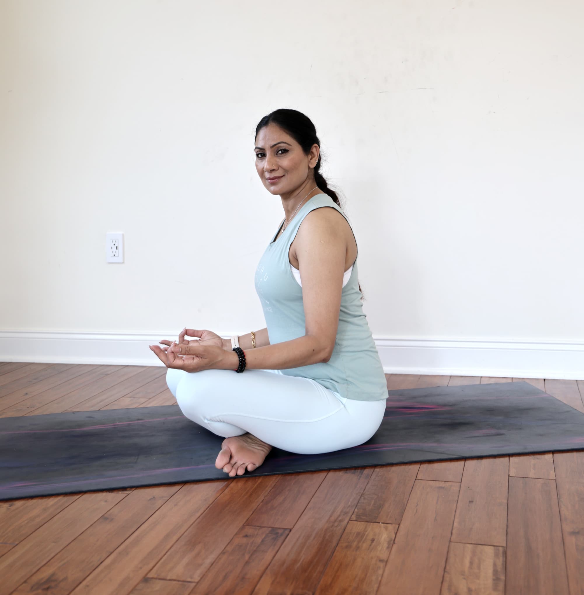 Deeksha, yoga teacher at JustSerenity
